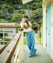 サーフダイアモンドヘッドプリントTシャツ