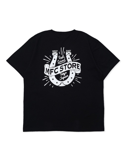 MFC STORE(エムエフシーストア)の「MFC STORE ORIGINAL HORSE SHOE S/S TEE(Tシャツ/カットソー・メンズ・ホワイト/ブラック系その他/ブラック・S/M/L/XL/XXL)」の2枚目の写真