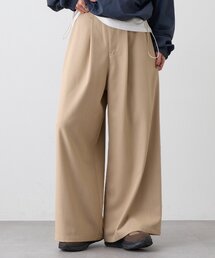 ワンタックワイドパンツ
