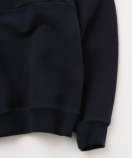 UNFOLLOW(アンフォロー)の「【FOLL / フォル】max heavy sweat halfzip(Tシャツ/カットソー・メンズ・ネイビー/グレー・3/2)」の4枚目の写真