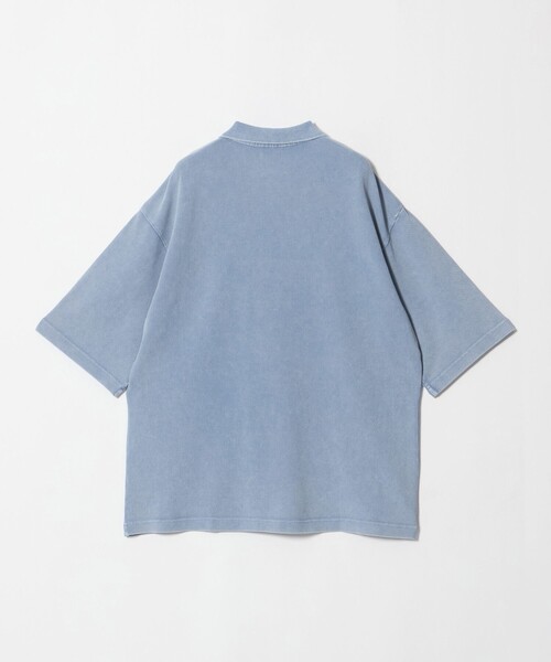 A DAY IN THE LIFE UNITED ARROWS（アデイインザライフユナイテッドアローズ）の「フェードカノコ ワイド ポロシャツ＜A DAY IN THE LIFE＞（ポロシャツ・メンズ・ライトブルー/ブラック/オリーブ・M/L）」の13枚目の写真