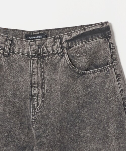 FUCKING AWESOME(ファッキングオーサム)の「<FUCKING AWESOME> H/B Miller Shorts/ショーツ(デニムパンツ・メンズ・グレー系・M/L)」の3枚目の写真