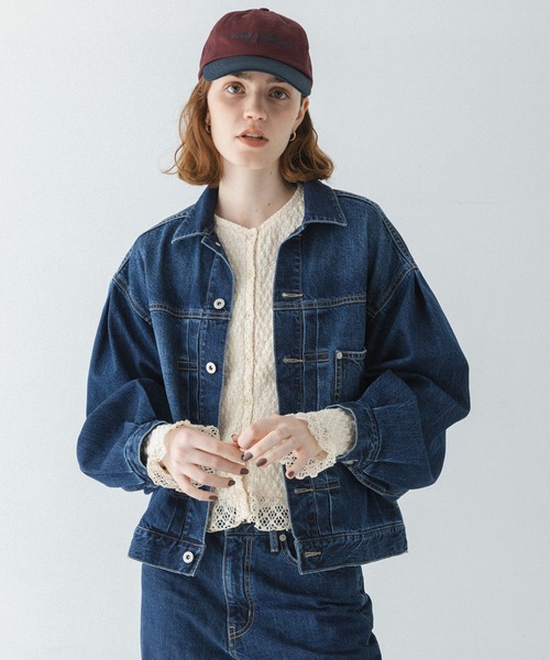 URBAN RESEARCH Sonny Label(アーバンリサーチサニーレーベル)の「バルーンスリーブデニムジャケット(デニムジャケット・レディース・インディゴブルー/ライトインディゴブルー・FREE)」の5枚目の写真