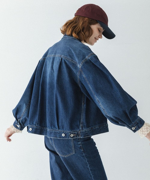 URBAN RESEARCH Sonny Label(アーバンリサーチサニーレーベル)の「バルーンスリーブデニムジャケット(デニムジャケット・レディース・インディゴブルー/ライトインディゴブルー・FREE)」の7枚目の写真