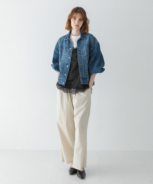 URBAN RESEARCH Sonny Label(アーバンリサーチサニーレーベル)の「バルーンスリーブデニムジャケット(デニムジャケット・レディース・インディゴブルー/ライトインディゴブルー・FREE)」の15枚目の写真