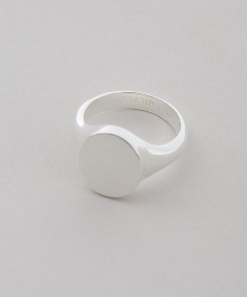 NANO universe(ナノユニバース)の「ASSEMBLANC JEWELRY/別注 Signet Ring(リング・メンズ・シルバー・9)」の7枚目の写真