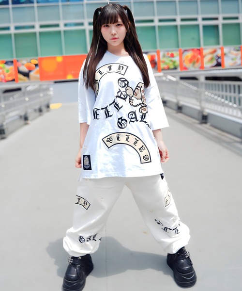 GALFY（ガルフィー）の「【別注】GA×GALFY-闇落ちピアススウェットパンツ（スウェットパンツ・メンズ・ホワイト/ブラック・L/XL）」の17枚目の写真