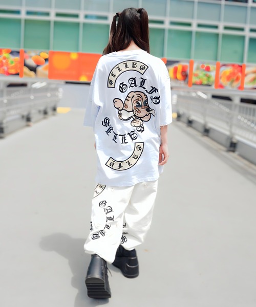 GALFY（ガルフィー）の「【別注】GA×GALFY-闇落ちピアススウェットパンツ（スウェットパンツ・メンズ・ホワイト/ブラック・L/XL）」の19枚目の写真