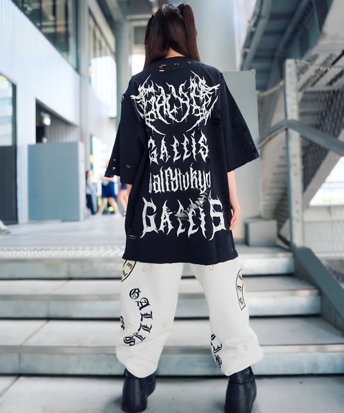 GALFY（ガルフィー）の「【別注】GA×GALFY-闇落ちピアススウェットパンツ（スウェットパンツ・メンズ・ホワイト/ブラック・L/XL）」の21枚目の写真