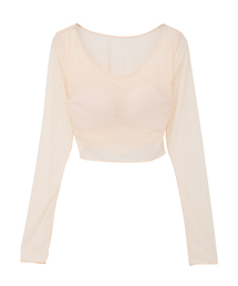 【NICENICE MOMENT/ナイスナイスモーメント】MESH LAYERD SHELL