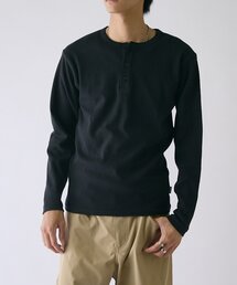 goocy（グーシー）の「スパンリブヘンリーネックL/S TEE（Tシャツ/カットソー）」
