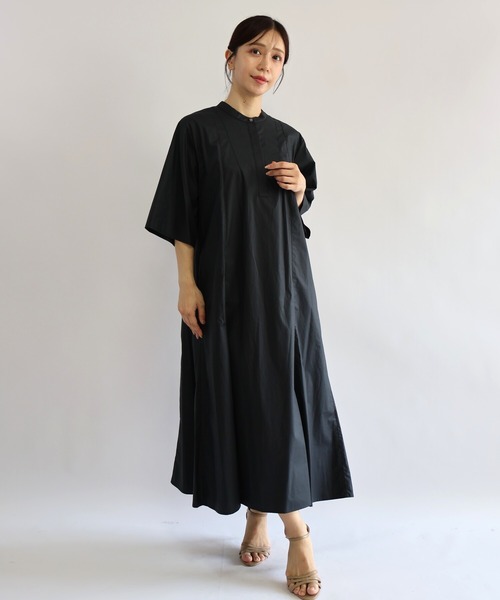 etre relie（エトレリー）の「ＰＴコーティングランダム切り替えワンピース（ワンピース・レディース・ダークグリーン/チャコールグレー/ライトカーキ・MEDIUM）」の17枚目の写真