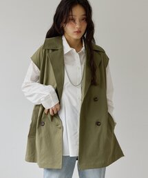 【Noka】トレンチベスト《WEB限定》