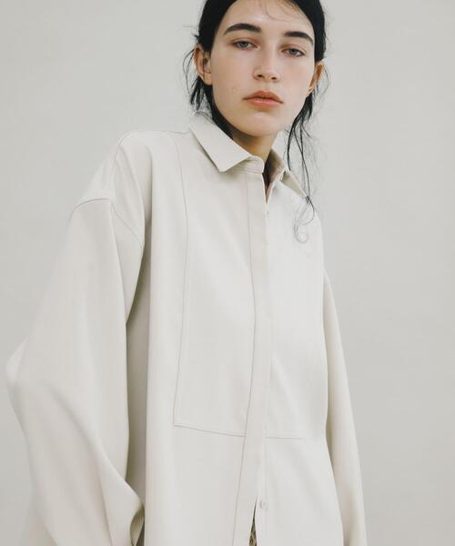 LAATO(ラート)の「placket shirts(シャツ/ブラウス・レディース・グレー系その他/チェック/チャコールグレー・FREE)」の3枚目の写真