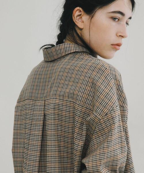 LAATO(ラート)の「placket shirts(シャツ/ブラウス・レディース・グレー系その他/チェック/チャコールグレー・FREE)」の11枚目の写真