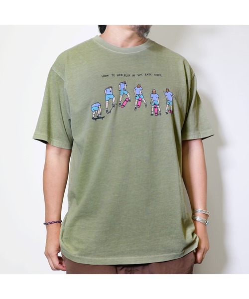BROTHER MERLE(ブラザー マール)の「RSC×BROTHER MERLE / 日焼けすぎ オジサン T-SHIRT(M4)(Tシャツ/カットソー・メンズ・チャコールグレー/カーキ・MEDIUM/X-LARGE/LARGE)」の5枚目の写真