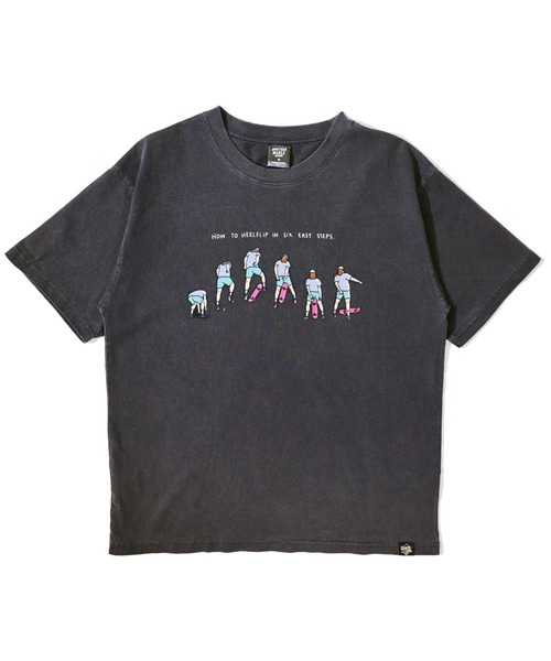 BROTHER MERLE(ブラザー マール)の「RSC×BROTHER MERLE / 日焼けすぎ オジサン T-SHIRT(M4)(Tシャツ/カットソー・メンズ・チャコールグレー/カーキ・MEDIUM/X-LARGE/LARGE)」の3枚目の写真
