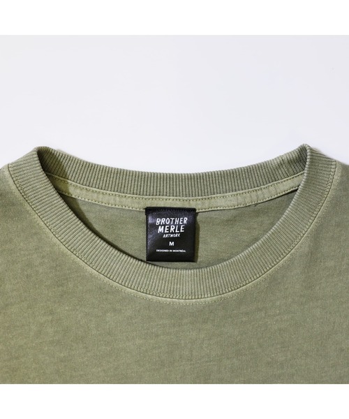 BROTHER MERLE(ブラザー マール)の「RSC×BROTHER MERLE / 日焼けすぎ オジサン T-SHIRT(M4)(Tシャツ/カットソー・メンズ・チャコールグレー/カーキ・MEDIUM/X-LARGE/LARGE)」の6枚目の写真