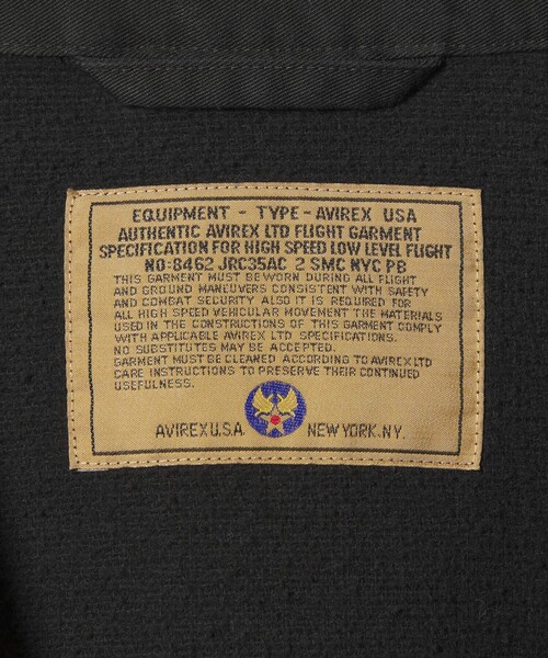 AVIREX(アヴィレックス)の「<AVIREX × Steven Alan> MELTON SHORT BLOUSON/アウター(ブルゾン・メンズ・ブラック・L/M/S)」の11枚目の写真