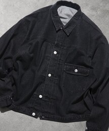 ヴィンテージライク デニム トラッカー ジャケット 1stタイプ シンチバック 【限定展開】