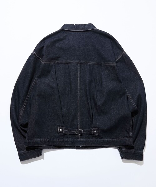FREAK'S STORE（フリークスストア）の「ヴィンテージライク デニム トラッカー ジャケット 1stタイプ シンチバック 【限定展開】（ブルゾン・メンズ・チャコールグレー/ブラック/ネイビー/ブルー・SMALL/MEDIUM/LARGE）」の12枚目の写真