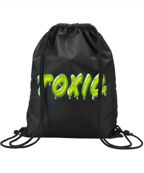 NOBOUND(ノーバウンド)の「NOBOUND(ノーバウンド) ナップサック メルティングTOXIC ロゴ プリント リュック メンズ レディース ユニセックス ストリート(バックパック/リュック・レディース・ブラック系1/ブラック系2/ブラック系3/ブラック系4・FREE)」の3枚目の写真