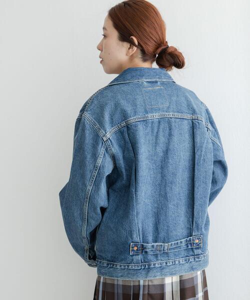 Levi’s MADE＆CRAFTED（リーバイスメードアンドクラフテッド）の「Levi’s　TYPE1 TRUCKER（デニムジャケット・レディース・インディゴブルー・SMALL）」の3枚目の写真