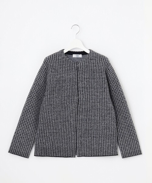 J.PRESS（ジェイプレス）の「【季節の変わり目に】KNIT OUTER（ニット/セーター・レディース・ライトグレー系3/ブラウン系3・T13/T15）」の8枚目の写真