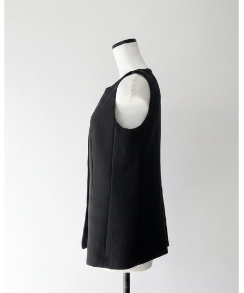 celon(セロン)の「minimal button vest(その他トップス・レディース・ブラック/ホワイト・FREE)」の6枚目の写真