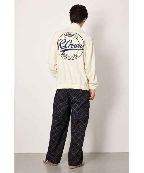 RODEO CROWNS WIDE BOWL(ロデオクラウンズワイドボウル)の「wide wale トラックジャケット(ジャージ・メンズ・ベージュ/アイボリー/ブラック・MEDIUM/LARGE)」の7枚目の写真