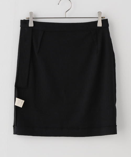 EDIT. FOR LULU(エディットフォールル)の「【NOHRA /ノーラ】Cotton silk mini skirt(スカート・レディース・ブラック・FREE)」の9枚目の写真