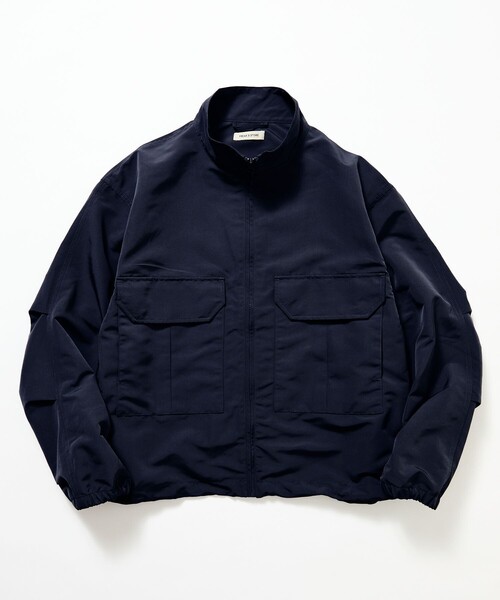FREAK'S STORE(フリークスストア)の「限定展開 ナイロン ダブルポケット スタンドカラー ブルゾン(ブルゾン・メンズ・オリーブ/ネイビー/ブラック/チャコールグレー・LARGE/MEDIUM/SMALL)」の12枚目の写真