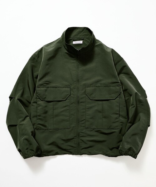 FREAK'S STORE(フリークスストア)の「限定展開 ナイロン ダブルポケット スタンドカラー ブルゾン(ブルゾン・メンズ・オリーブ/ネイビー/ブラック/チャコールグレー・LARGE/MEDIUM/SMALL)」の16枚目の写真
