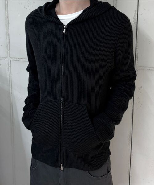 KICHUL(キチョル)の「モノニットジップフーディ(グレー)(パーカー・レディース・その他・MEDIUM/LARGE/SMALL)」の6枚目の写真