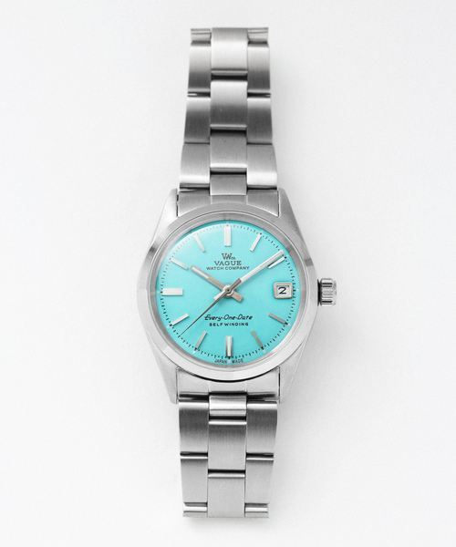 VAGUE WATCH CO.(ヴォーグウォッチカンパニー)の「VAGUE WATCH CO. Every-One Blue with HIGHSNOBIETY(アナログ腕時計・レディース・シルバー・FREE)」の1枚目の写真