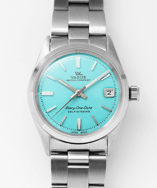 VAGUE WATCH CO.(ヴォーグウォッチカンパニー)の「VAGUE WATCH CO. Every-One Blue with HIGHSNOBIETY(アナログ腕時計・レディース・シルバー・FREE)」の2枚目の写真