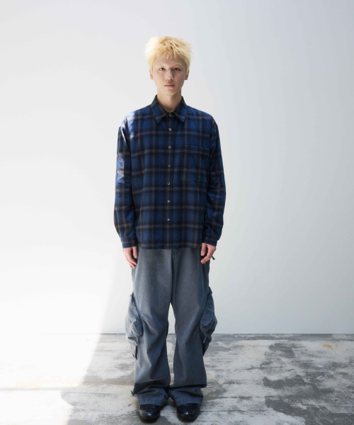 999HUMANITY(999ヒューマニティ)の「EASY CHECK SHIRT V20 (ネイビー)(シャツ/ブラウス・レディース・その他・1(S)/2(M)/3(L))」の5枚目の写真