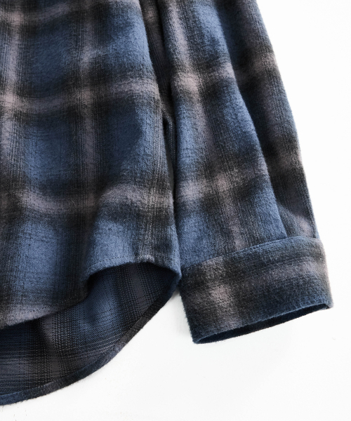 999HUMANITY(999ヒューマニティ)の「EASY CHECK SHIRT V20 (ネイビー)(シャツ/ブラウス・レディース・その他・1(S)/2(M)/3(L))」の11枚目の写真