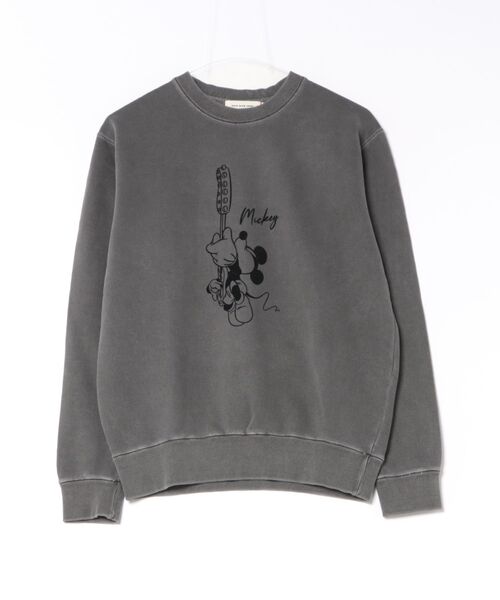 HELIOPOLE(エリオポール)の「<GOOD ROCK SPEED> MICKEY / SWEAT / ミッキー / スウェット(Tシャツ/カットソー・レディース・ホワイト/チャコールグレー・1)」の2枚目の写真