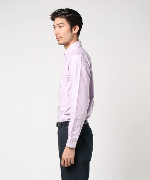 BROOKS BROTHERS（ブルックスブラザーズ）の「スーピマコットン オックスフォード ポロボタンダウン ドレスシャツ Milano Fit 【ZOZOTOWN限定展開 OUTLET】（シャツ/ブラウス・メンズ・PINK/Purple/パープル/ピンク・14 1/2-31/16-32/15-32/15 1/2-32/15-33/14 1/2-32/15-34/15 1/2-34/16-34）」の8枚目の写真