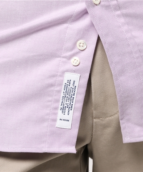 BROOKS BROTHERS（ブルックスブラザーズ）の「スーピマコットン オックスフォード ポロボタンダウン ドレスシャツ Milano Fit 【ZOZOTOWN限定展開 OUTLET】（シャツ/ブラウス・メンズ・PINK/Purple/パープル/ピンク・14 1/2-31/16-32/15-32/15 1/2-32/15-33/14 1/2-32/15-34/15 1/2-34/16-34）」の6枚目の写真