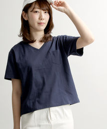 WEGO | WEGO/USAコットンVネックTシャツ(Tシャツ/カットソー)
