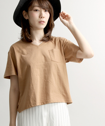 WEGO | ◆WEGO/USAコットンVネックTシャツ(Tシャツ/カットソー)