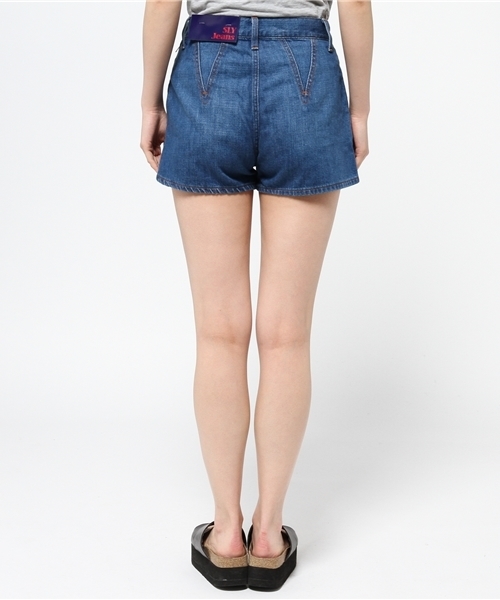 SLY（スライ）の「AMES JW S/PT-B（デニムパンツ・レディース・ブルー・1/0/2）」の7枚目の写真