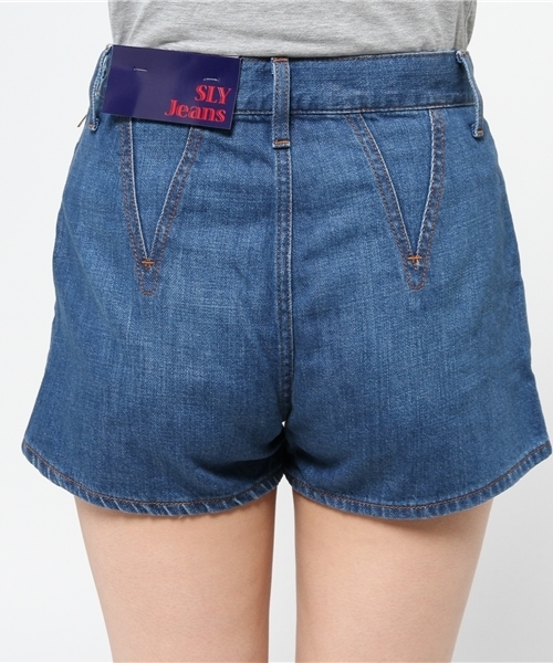 SLY（スライ）の「AMES JW S/PT-B（デニムパンツ・レディース・ブルー・1/0/2）」の9枚目の写真