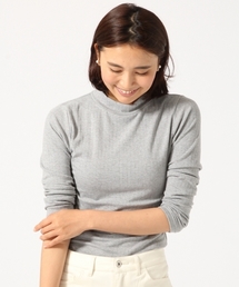 GLOBAL WORK | リブハイネックプルオーバー長袖/725125(Tシャツ/カットソー)