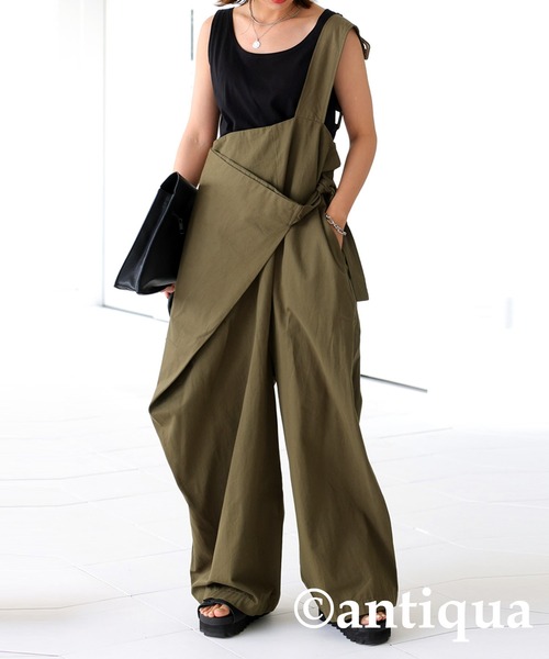 antiqua（アンティカ）の「コットン100%シンプルタンクトップ（タンクトップ・レディース・ブラック/グリーン/ピンク/チャコールグレー/グレー/パープル/ネイビー/マスタード/オフホワイト/ライトカーキ/ライトグレー/レンガ/ベージュ/ブラウン/ライム/ベージュ系その他/パープル系その他/ブルー系その他/ブラウン系その他/オートミール・M/L）」の22枚目の写真