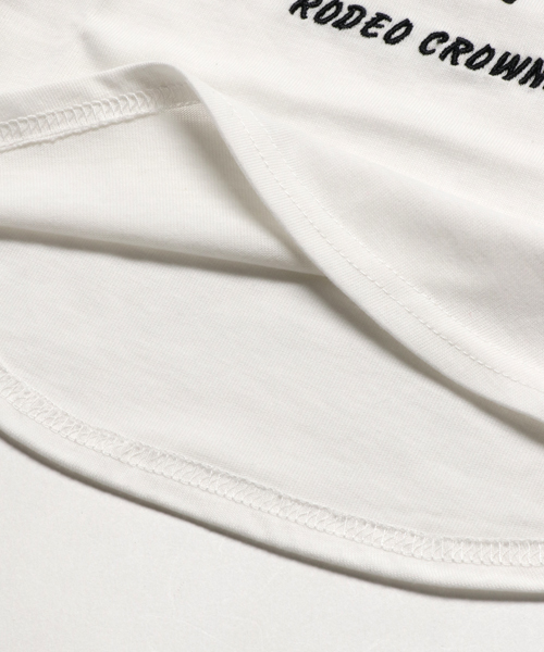 RODEO CROWNS WIDE BOWL（ロデオクラウンズワイドボウル）の「キッズ AMERICAN YOUTH 7分袖 Tシャツ（Tシャツ/カットソー・キッズ・イエロー/ブラック/レッド・MEDIUM/SMALL/LARGE/X-SMALL）」の7枚目の写真