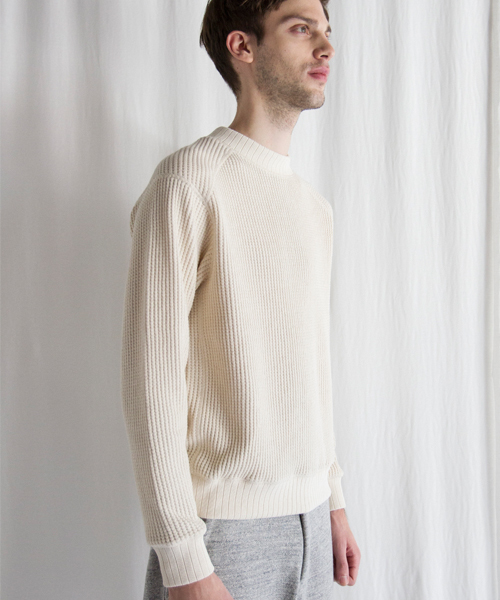 Jackman（ジャックマン）の「Waffle Mid-neck（ニット/セーター）」 - WEAR