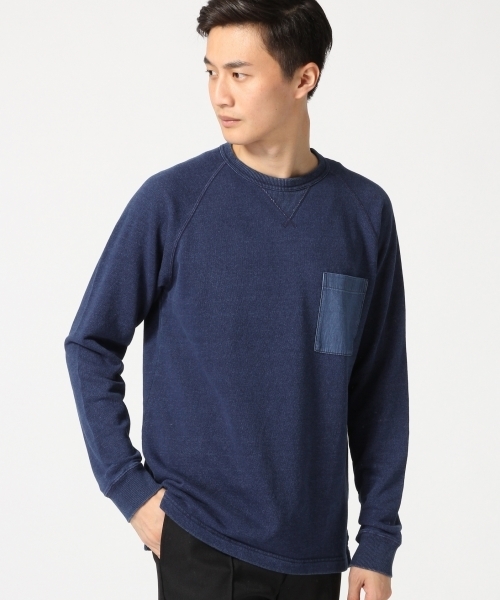 GLOBAL WORK（グローバルワーク）の「ウラケポケット長袖ＴＥＥ/728397（スウェット・メンズ・ブラック/グレー/ホワイト/ダークブラウン/ネイビー/その他・SMALL/MEDIUM/X-LARGE/LARGE）」の5枚目の写真